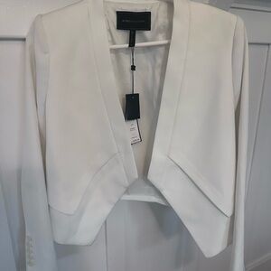 BCBGMaxAzria Elegant White Blazer